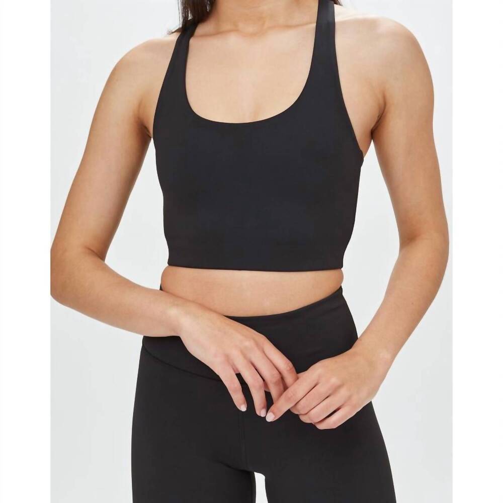 NEW TENTREE inmotion longline bra in black